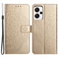 Pikkukuva 1 / 9: SKALO Xiaomi Redmi Note 13 Pro+ Mandala lompakkokotelo - Kulta