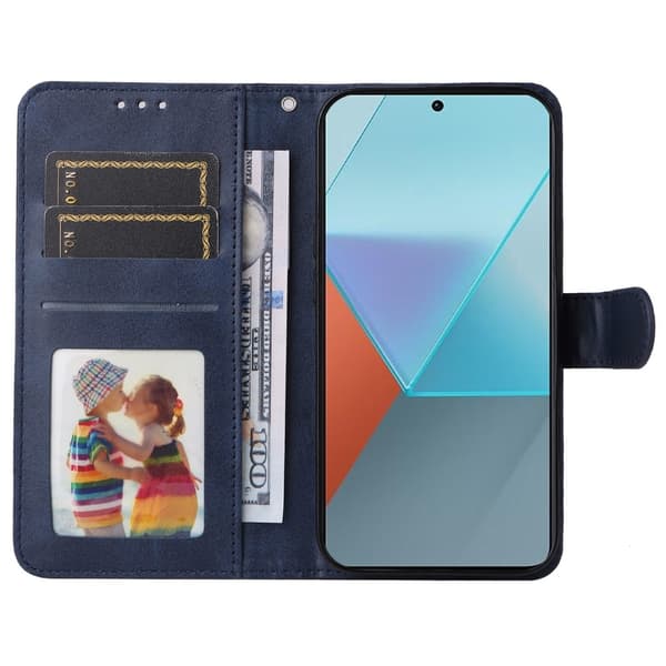 SKALO Xiaomi Redmi Note 13 Pro 5G PU-Läder Plånboksfodral