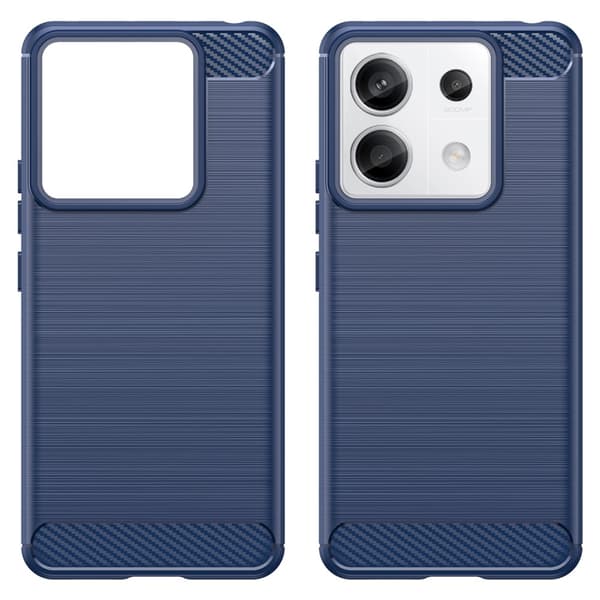 SKALO Xiaomi Redmi Note 13 Pro 5G Armor Carbon Stødsikker TPU-cover