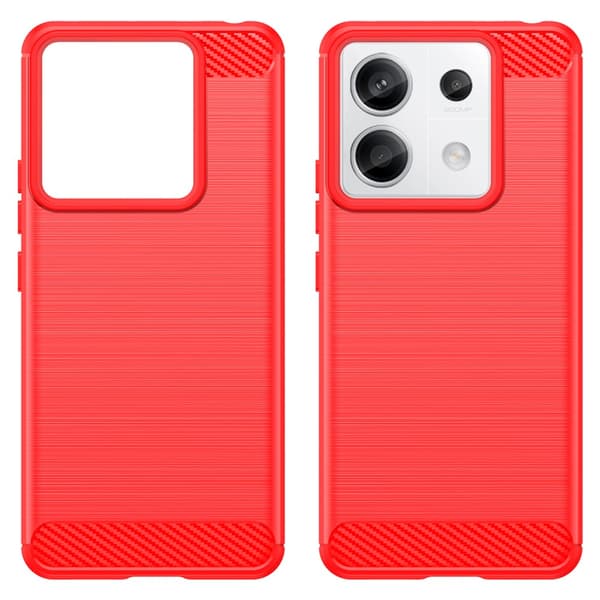 SKALO Xiaomi Redmi Note 13 Pro 5G Armor Carbon Stødsikker TPU-cover