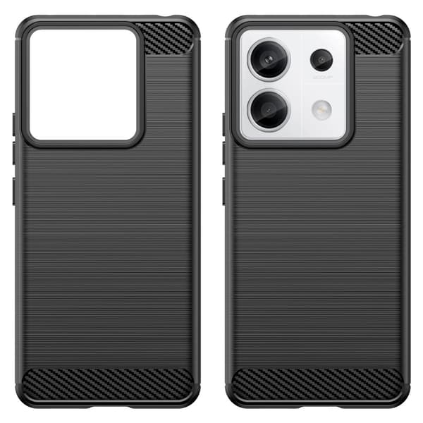 SKALO Xiaomi Redmi Note 13 Pro 5G Armor Carbon Stødsikker TPU-cover