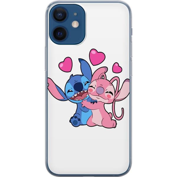 Apple iPhone 12 Gjennomsiktig deksel Lilo & Stitch
