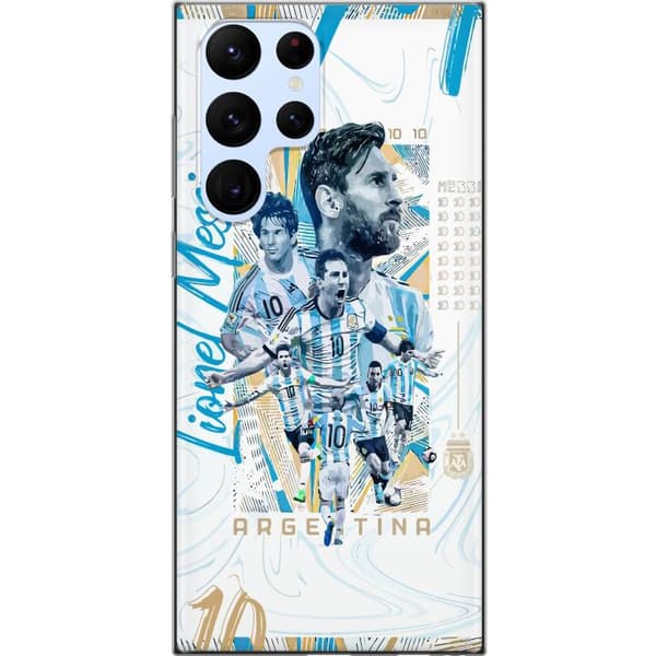 Samsung Galaxy S22 Ultra 5G Gennemsigtig cover Lionel Messi