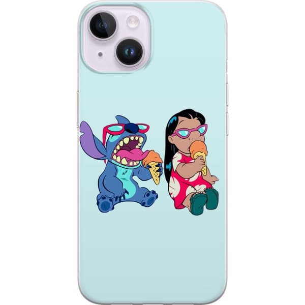 Apple iPhone 14 Gennemsigtig cover Lilo & Stitch