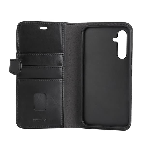 Mobilfodral Läder 2-i-1 Svart - Samsung A55 5G