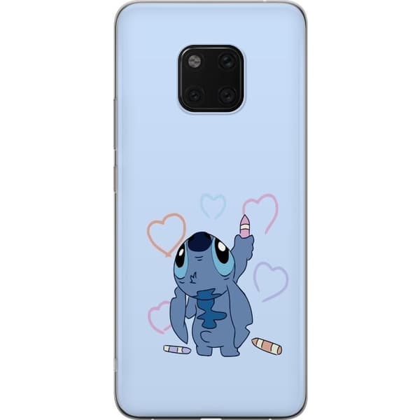 Huawei Mate 20 Pro Läpinäkyvä kuori Stitch Sydämet