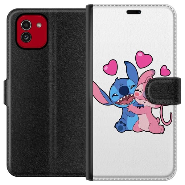 Samsung Galaxy A03 Plånboksfodral Lilo & Stitch