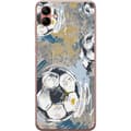Miniatyrbillede 1 af 3: Samsung Galaxy A04 Gennemsigtig cover Fodbold