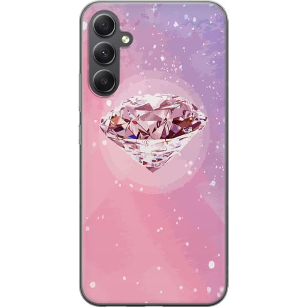 Samsung Galaxy A05s Läpinäkyvä kuori Glitter Timantti