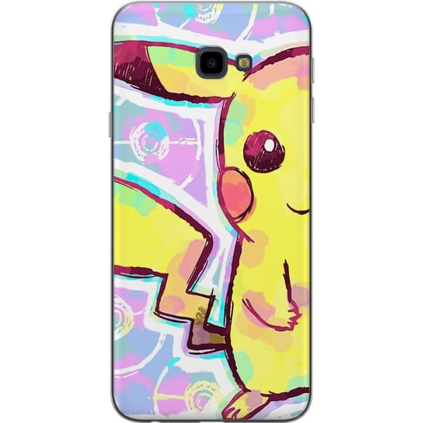 Samsung Galaxy J4+ Gjennomsiktig deksel Pikachu 3D