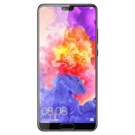 Huawei P20 - Transparent cover + fuldt hærdet beskyttelsesglas mod blåt lys