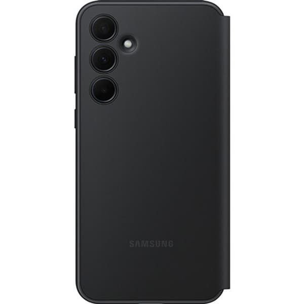 Flip Cover - Samsung - A35 - Svart - Hårdt Skal - Klap