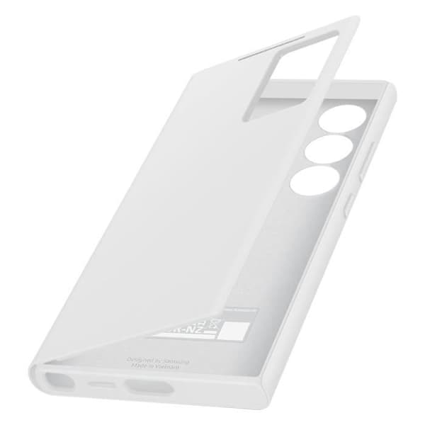 Samsung S24 Ultra Flip Fodral Smart View Touch Window Samsung ljusgrå