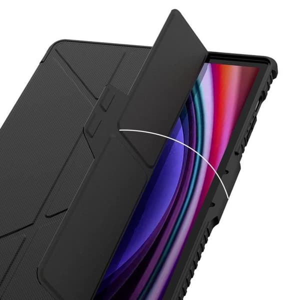Stötsäkert fodral för Samsung Tab S9 Ultra Flip Multi-Angle Support Nillkin Black