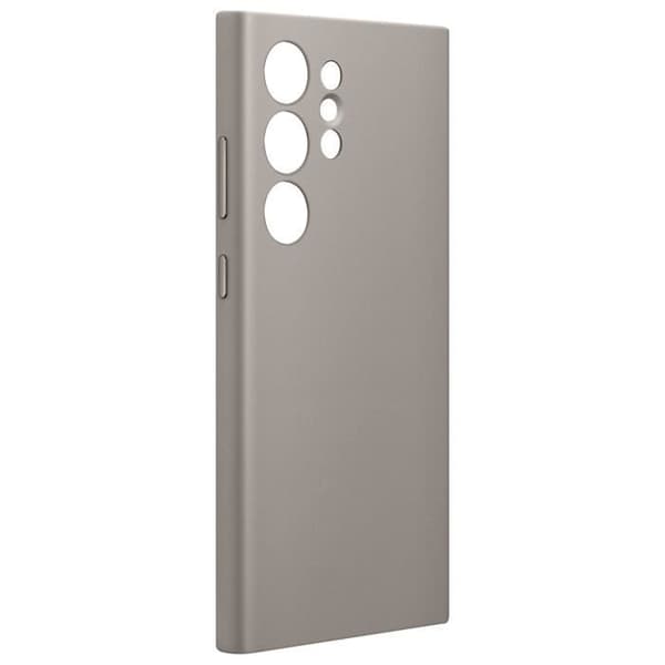 Fodral till Samsung Galaxy S24 Ultra Vegan Läderkamera Skyddad Samsung Grey