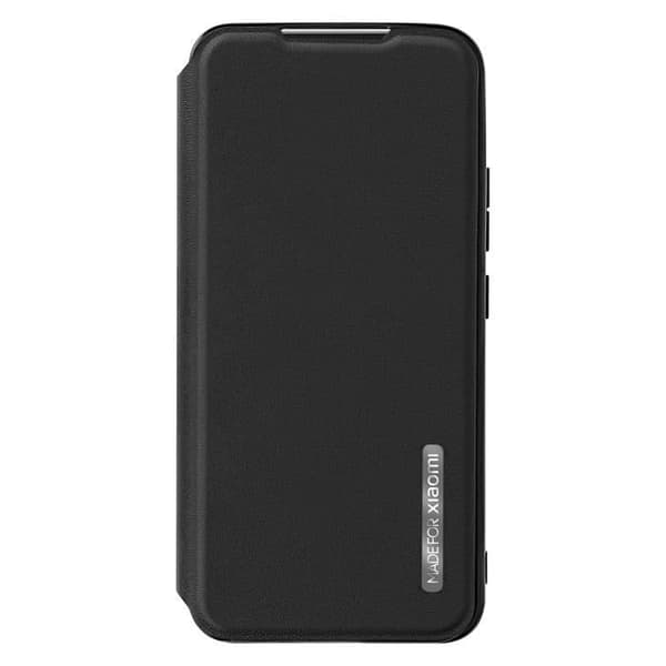 Fodral till Xiaomi 14 - XIAOMI - Svart - Skin Touch - Korthållare - Upphöjd kamera