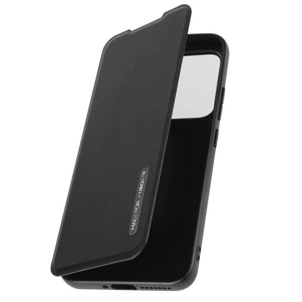 Fodral till Xiaomi 14 - XIAOMI - Svart - Skin Touch - Korthållare - Upphöjd kamera