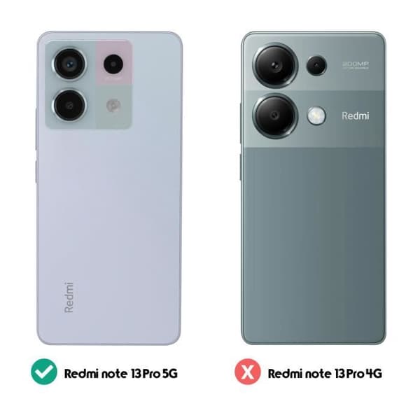 Fodral till Redmi Note 13 Pro 5G - XIAOMI - Plånbok - Svart - Stötsäker - Videostöd