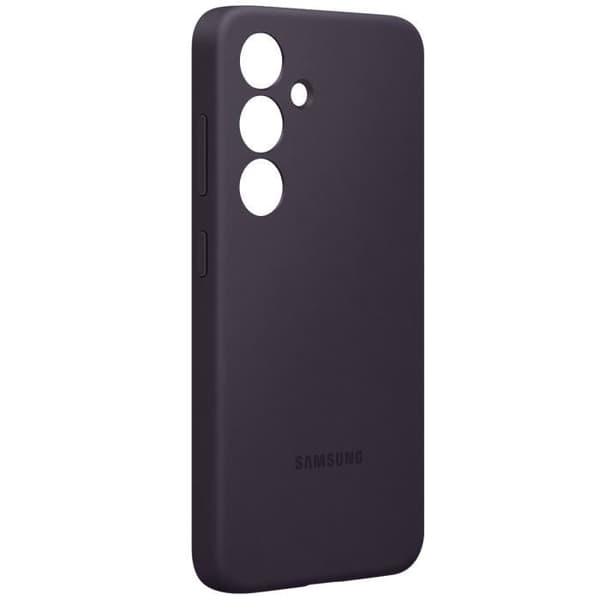Fodral för Samsung S24 Soft Touch Flexibel Silikon Original Samsung Dark Purple