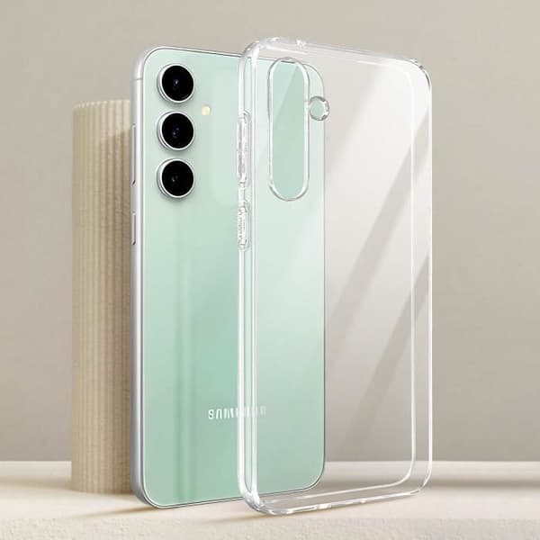 Fodral till Samsung Galaxy S23 FE Silikonhörn Stötsäker luftkudde Spigen SGP Transparent