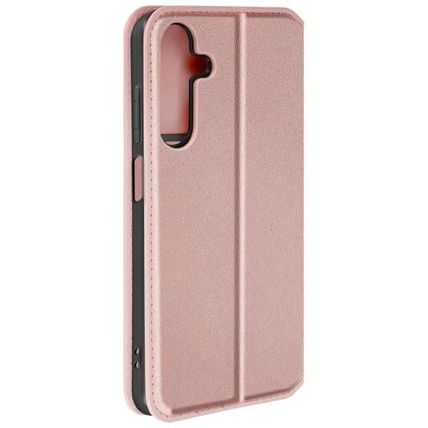 Fodral för Samsung Galaxy A15-korthållare Videostöd Rosa Champagne