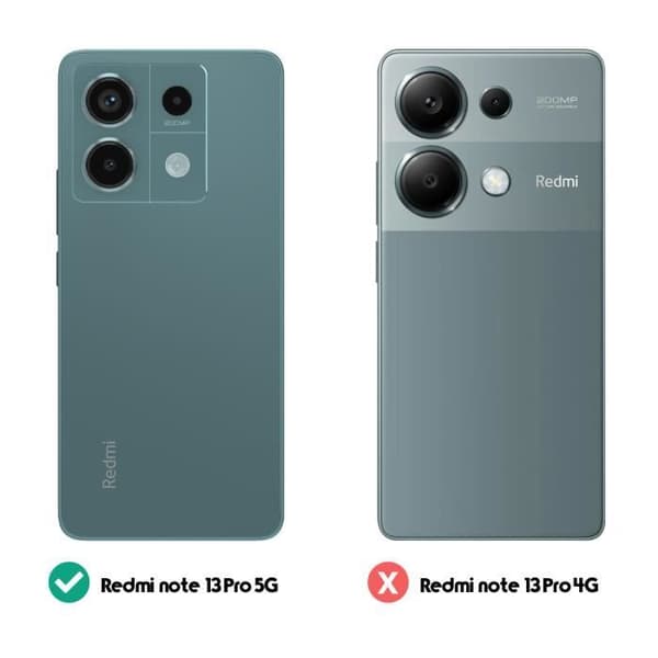 Fodral till Xiaomi Redmi Note 13 Pro 5G - AVIZAR - Classic Edition - Korthållare - Videostöd - Rosa