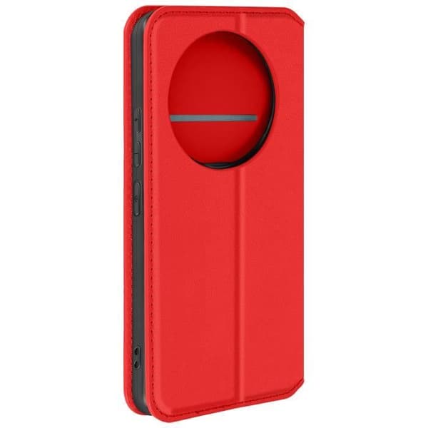 Fodral till Honor Magic 6 Lite - AVIZAR - Röd - Korthållare Videostöd
