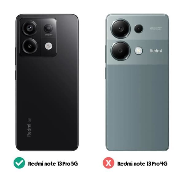 Fodral till Redmi Note 13 Pro 5G - AVIZAR - Metal Ring Stand Function - Midnight Blue
