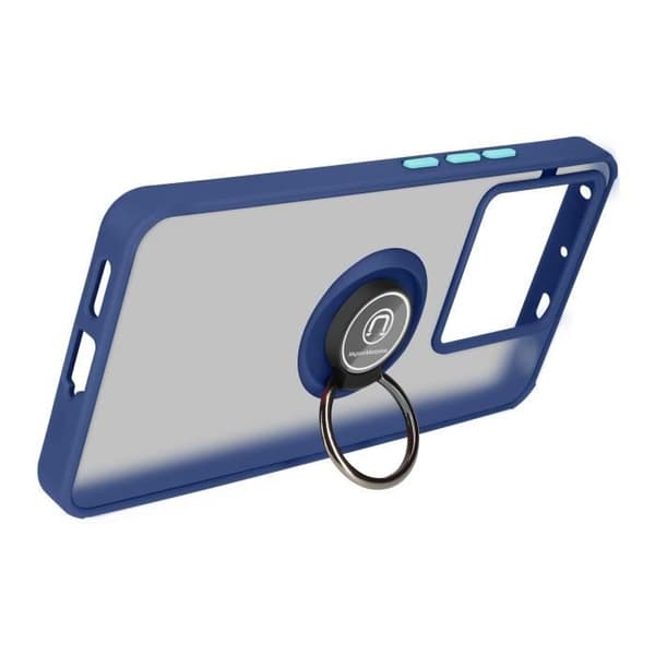 Fodral till Redmi Note 13 Pro 5G - AVIZAR - Metal Ring Stand Function - Midnight Blue