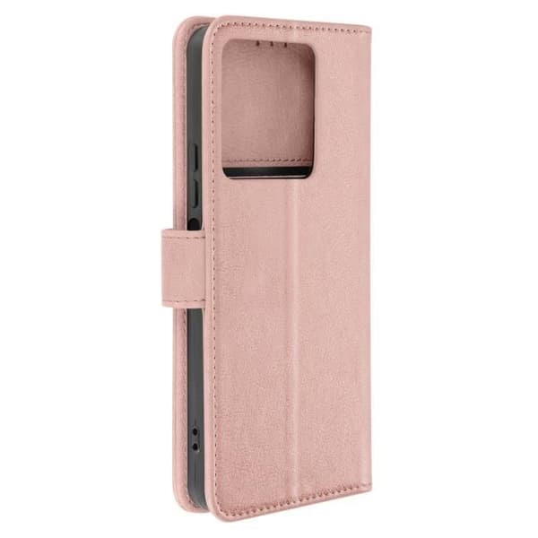 Fodral till Xiaomi Redmi Note 13 5G plånbok och videohållare Champagne Pink