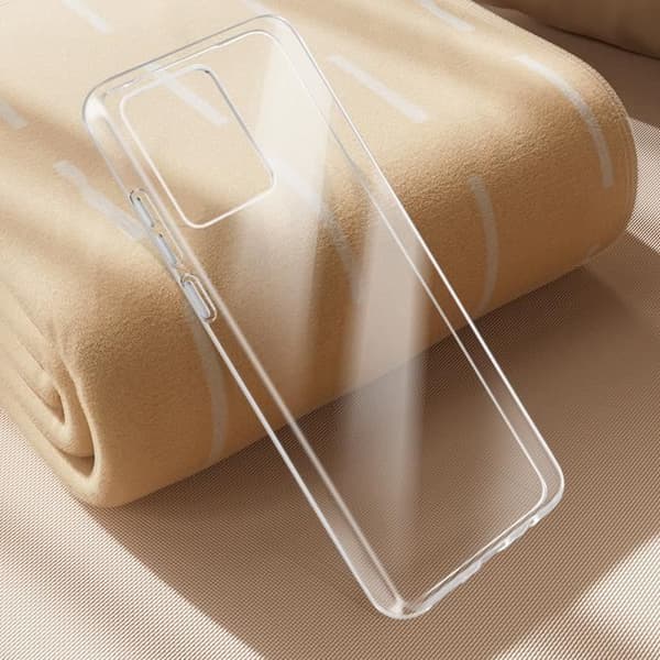 Fodral till Motorola Moto G84 Slim 0,5 mm Anti-gulning Transparent
