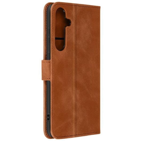 Fodral för Samsung S24 Plus Wallet Flip Video Support Camel