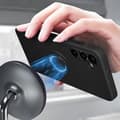 Miniatyrbild 4 av 4: Fodral till Samsung Galaxy A25 5G - AVIZAR - Svart - Flexibelt silikon - Ringstöd