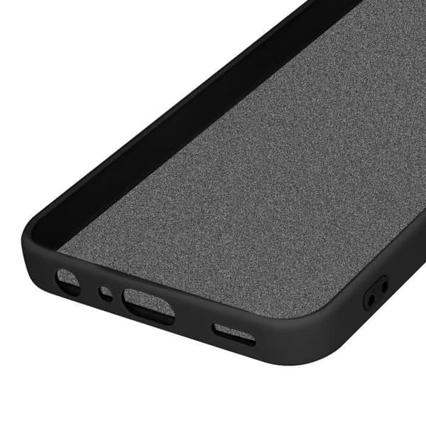 Fodral till Samsung Galaxy A25 5G - AVIZAR - Svart - Flexibelt silikon - Ringstöd