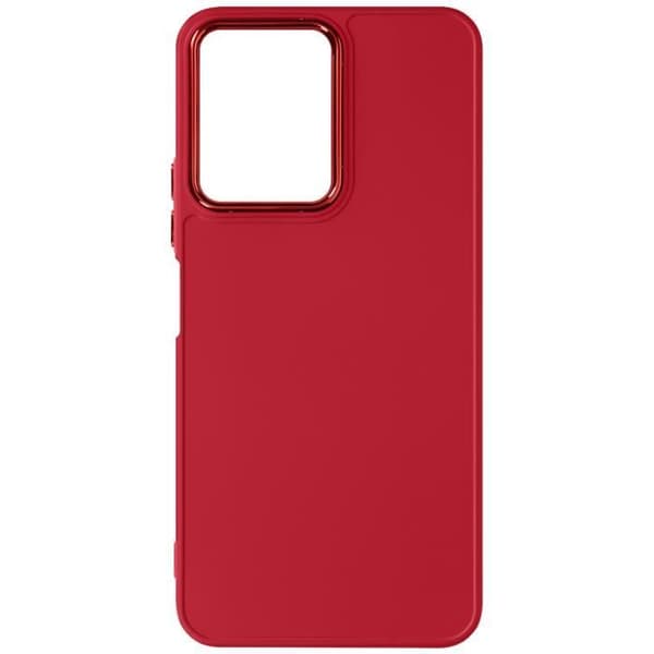 Fodral till Xiaomi Redmi 13C Silikonkamera Contour Metallic Carmine