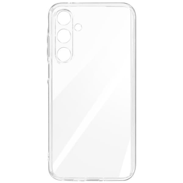 Fodral till Samsung Galaxy A15 5G - AVIZAR - Mjuk silikon - Genomskinlig - Kameraskydd