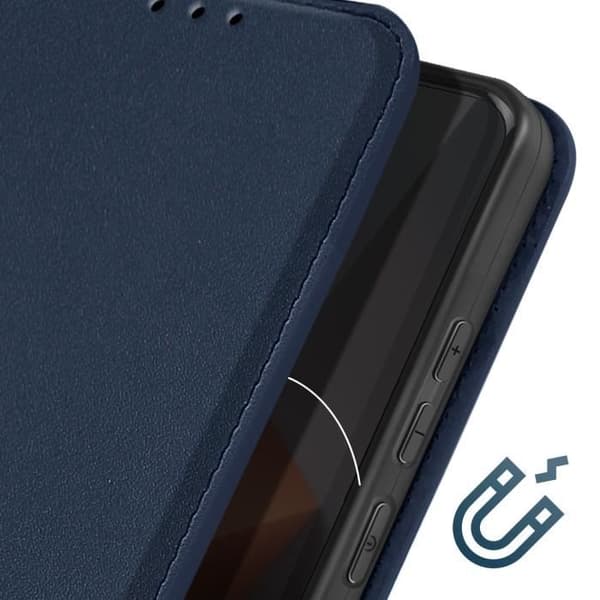 Fodral till Xiaomi Redmi Note 13 Pro Plus - AVIZAR - Korthållare Video Support - Midnattsblå