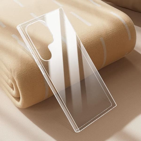 Fodral till Samsung Galaxy S24 Ultra Thin 0,5 mm Anti-gulning Transparent