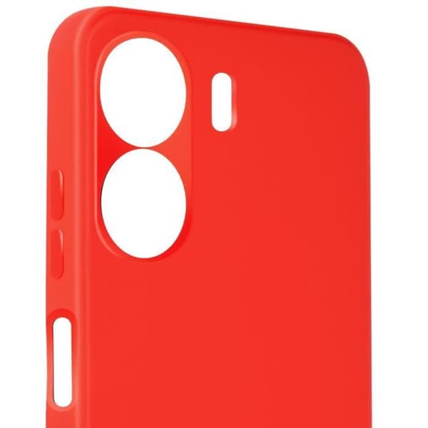 Fodral till Xiaomi Redmi 13C Soft Touch Matte Ultra Flexible Red