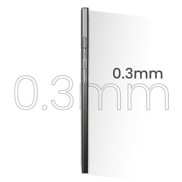 Fodral till Samsung Galaxy S24 Ultra Thin 0,3 mm Anti-gulning Transparent