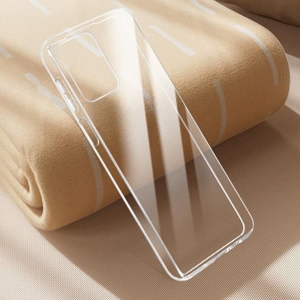 Fodral - AVIZAR - Motorola Moto G54 - Tunt 0,5 mm - Anti-gulning - Transparent