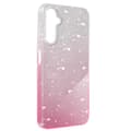 Miniatyrbild 1 av 4: Fodral till Samsung Galaxy A05s Glitter Silikon Halvstyv Tunn Vit / Rosa