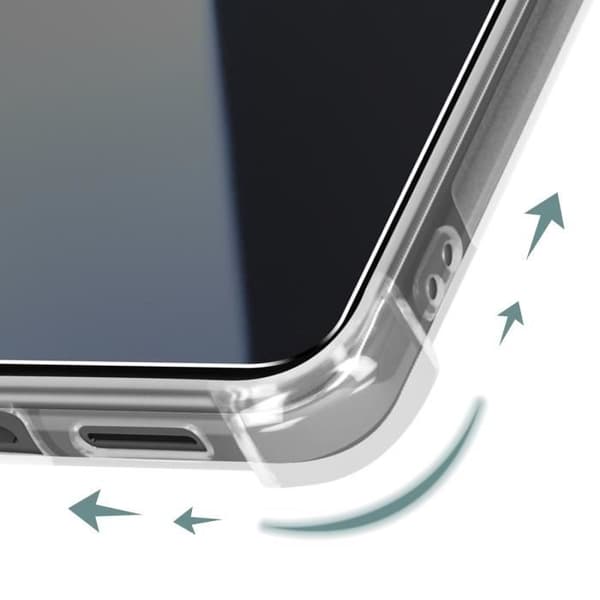 Fodral för Google Pixel 8 Pro Stötsäkra hörn + 9H härdat glas Transparent