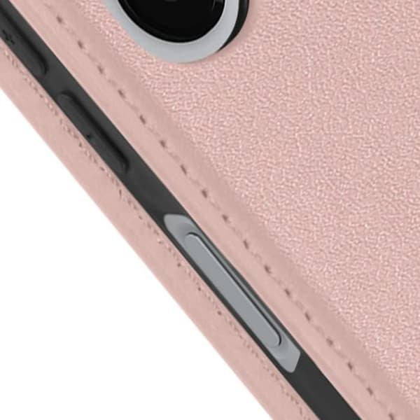 Fodral till Galaxy A05s - AVIZAR - Classic Edition - Korthållare - Videostöd - Magnetisk - Rosa