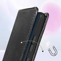Miniatyrbild 4 av 4: Plånboksfodral för OnePlus 12 och 12R Magnetisk flikstöd Svart