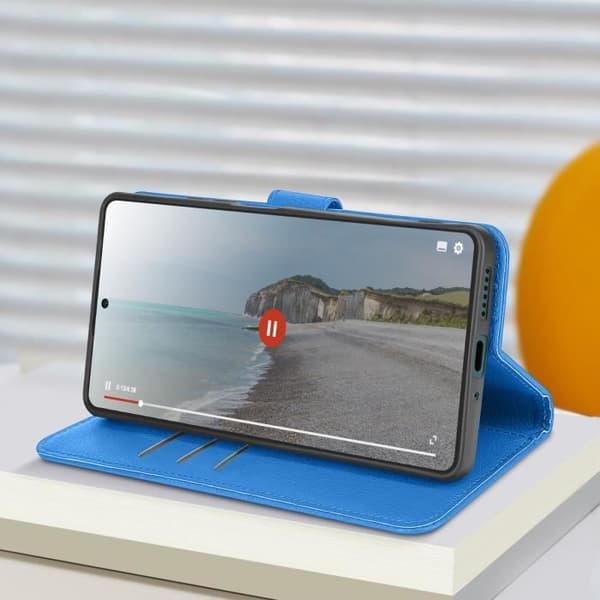 AVIZAR Fodral för Xiaomi Redmi Note 13 5G - Plånbok Video Support Blå