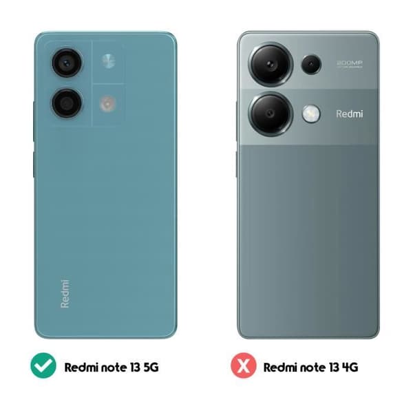 AVIZAR Fodral för Xiaomi Redmi Note 13 5G - Plånbok Video Support Blå