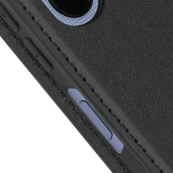 Fodral till Samsung Galaxy A25 - AVIZAR - Korthållare Videostöd Magnetic Flip Svart