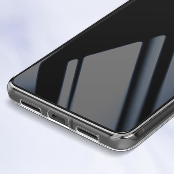 Fodral till Google Pixel 8 - AVIZAR - Svart fasad kant - Fullständigt skydd - Silikongel och härdat glas