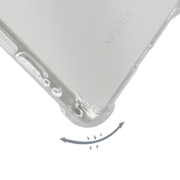 Fodral till Sony Xperia 1 V - AVIZAR - Classic Bump - Mjuk silikon - Transparenta stötsäkra hörn